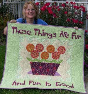 Pat Sloan and quilting fun