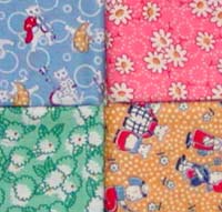 1930s printed fabric