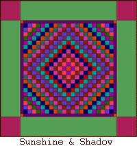 sunshine & shadow quilt